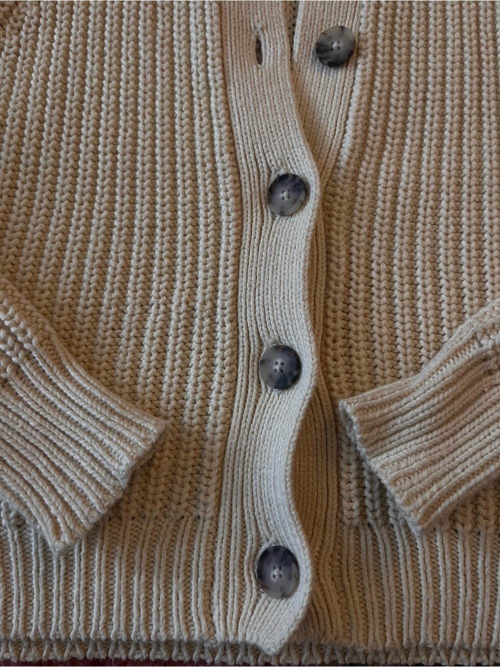 Madewell Rib Raglan-Sleeve Cardigan - Picture 2 of 6